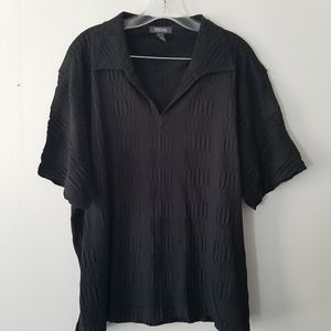 Kenneth Cole Reacton Buttonless Split Neck